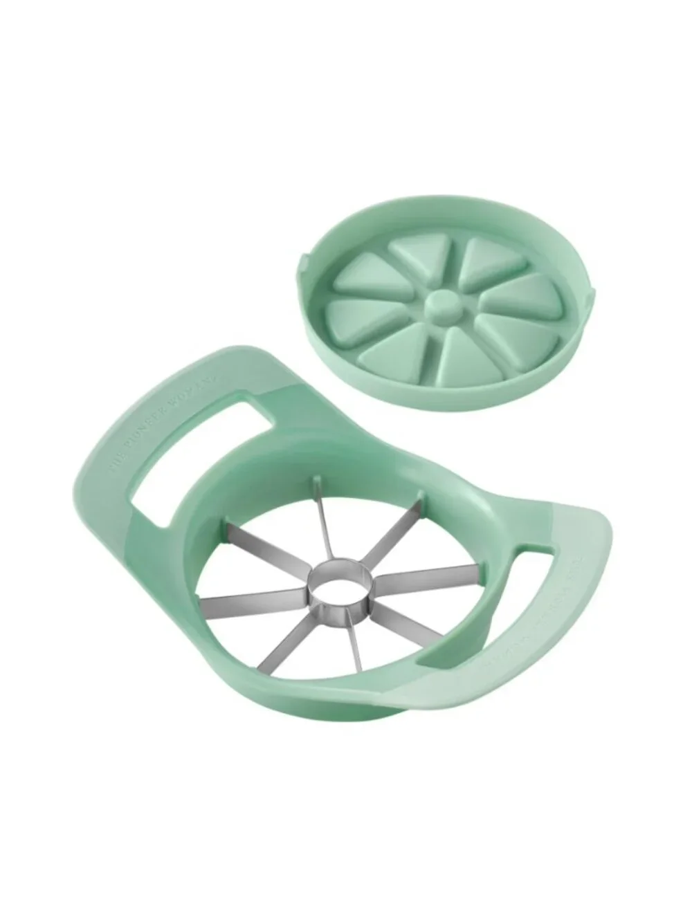 The Pioneer Woman Home Green Stainless Steel Greyed Jade Apple Slicer Corer